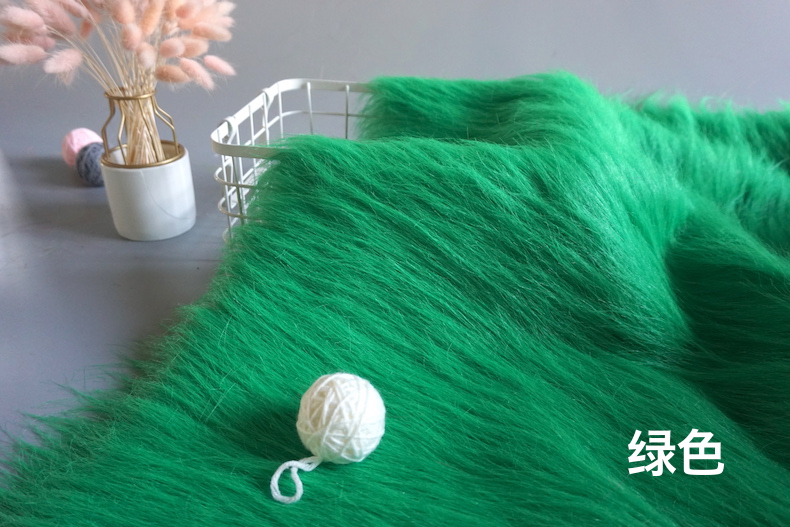 Faux vải sang trọng mặt len ​​đồ trang sức truy cập pad vải hiển thị vải nền vải cosplay quần áo lông - Vải vải tự làm vải cotton da cá
