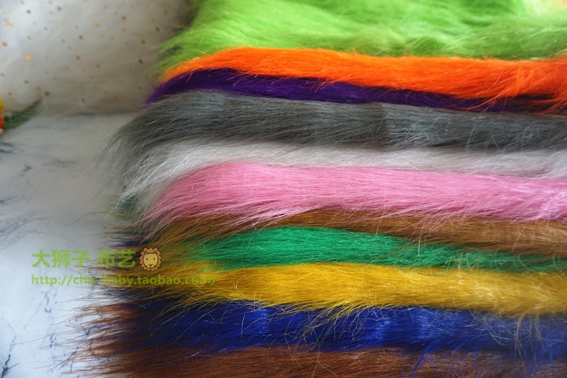 Faux vải sang trọng mặt len ​​đồ trang sức truy cập pad vải hiển thị vải nền vải cosplay quần áo lông - Vải vải tự làm vải cotton da cá