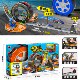 New Guangwei Enlightenment Stress Relief Transforming Tire Track Ejection Car for Boys, Storable Scene Children's Toy Car
