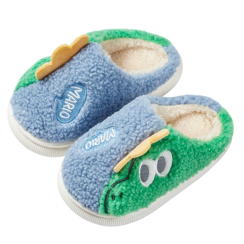 Детские зимние тапочки для мальчиков, нескользящая демисезонная детская сумка для обуви