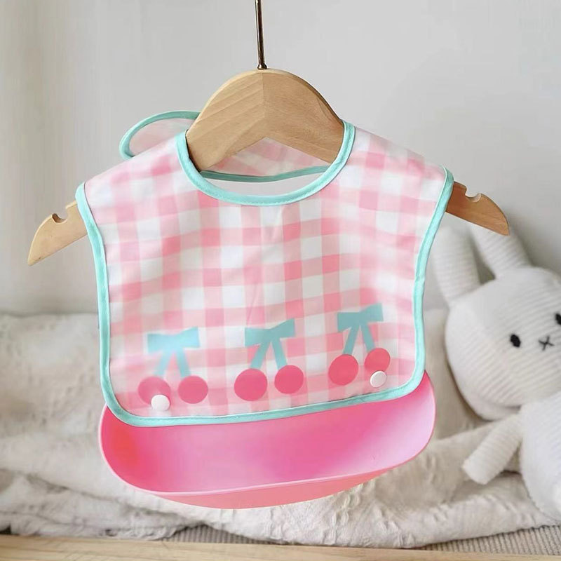 Baby food bag waterproof children's food bag bib baby saliva bib anti-dirty food supplement bib bag