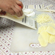 Fengchi multi-function potato shredded shredded shredded slicer Department grid cut flower insert 11-piece set of shredded vegetable artifact