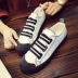 Mùa hè nhanh tay thẻ đỏ thương hiệu Qi với một đôi giày thể thao nam cotton cộng với nhung Li Yaoyang xã hội băng đảng giày tập gym nam Plimsolls