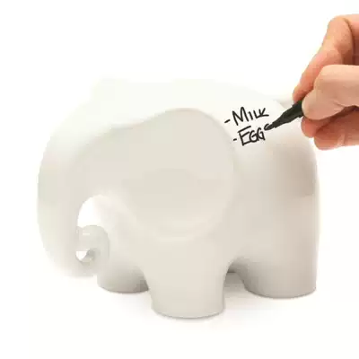 British Luckies Erasable Elephant Memo Holder Creative Stationery Memo Elephant Memo Holder