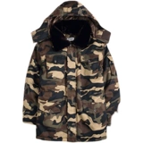 Зимняя камуфляжная водонепроницаемая увлажняющая рабочая длинная съемная куртка, средней длины