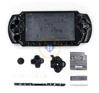 Trường hợp máy tính lớn PSP2000 PSP 2000 trường hợp được tân trang lại nút sticker vít cạnh bạc loạt màu rắn - PSP kết hợp máy psp cầm tay	