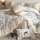 Class A French high-end romantic pure cotton four-piece set