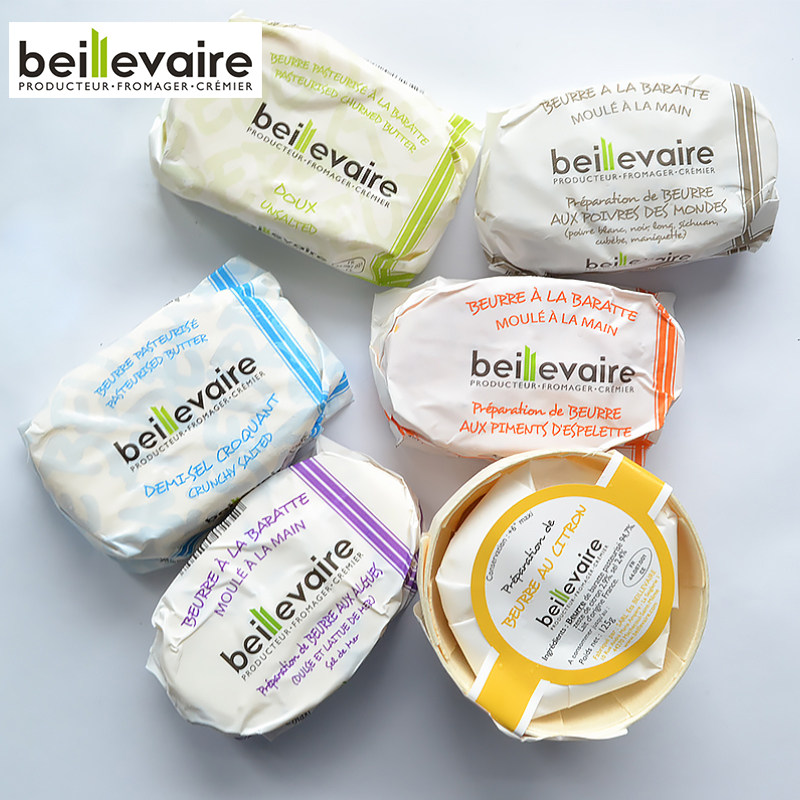 Bailly Villa French artisanal butter Beillevaire Butter ice cream coated butter-Taobao