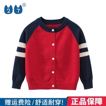 27kids brand childrens clothing boys autumn girls autumn childrens sweater small cardigan small childrens coat sweater
