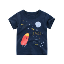 27kids boys cotton thin brand childrens clothing 2021 summer childrens short sleeve T-shirt Korean baby Summer clothes