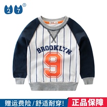 27kids autumn Korean version of childrens clothes thin baby baby clothes boys long sleeve kids clothes autumn clothes