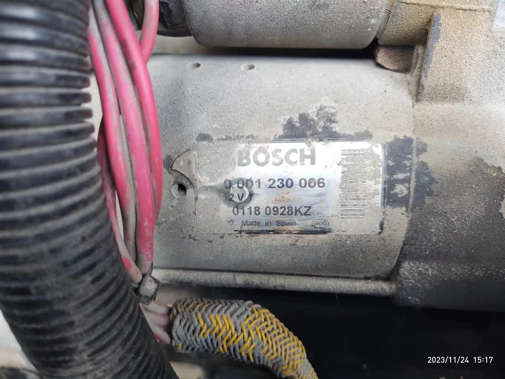 Стартер воздушного компрессора Atlas Deutz BF4M2012C стартер 01180928KZ стартер