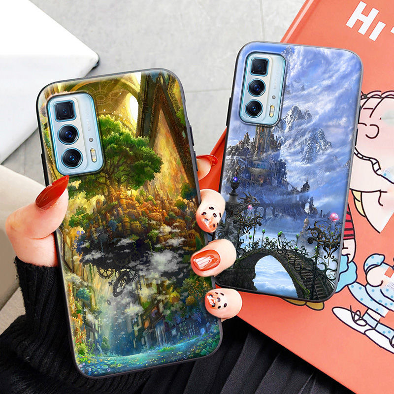 Suitable for Motorolaeagespro mobile phone protective case silicone protective sleeve 5g all-inclusive lens creative cartoon