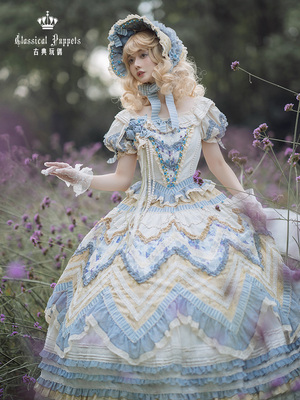 taobao agent Classic doll, dress, Lolita OP, Lolita style
