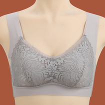 Thin comfortable underwear women gather sports sleep bra middle-aged and elderly mother bra vest type no trace no steel ring