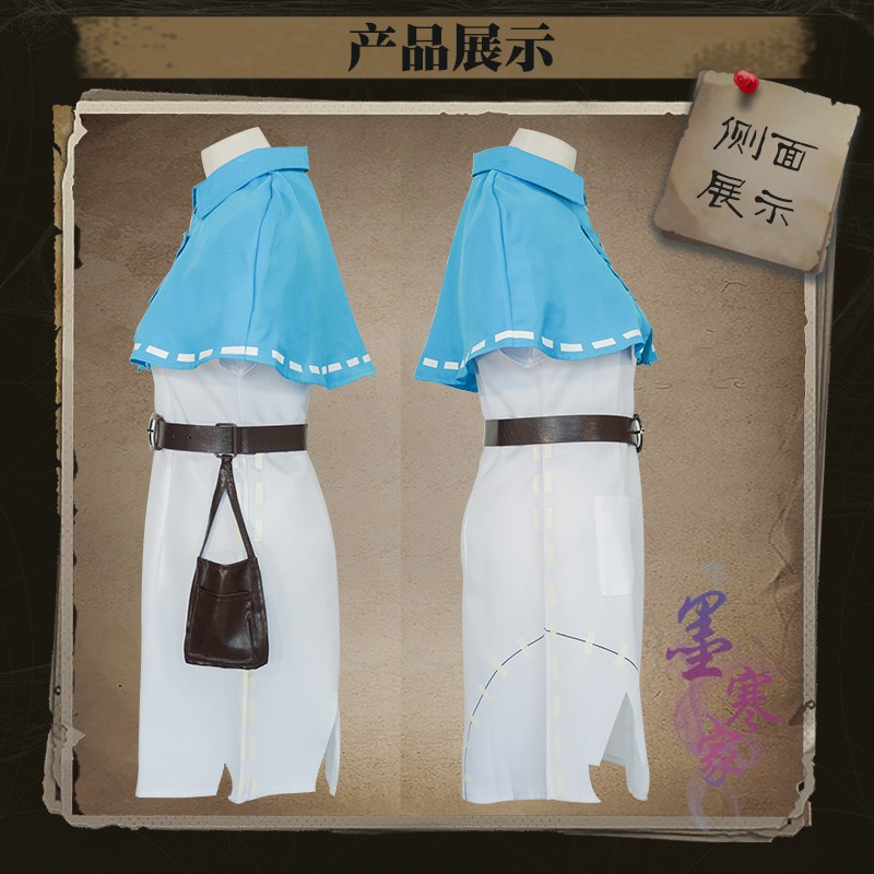Thứ năm cá tính COS quần áo Emily cháu trai bác sĩ ban đầu đồng phục hoạt hình trò chơi nữ cosplay y tá trang phục - Cosplay mon cosplay