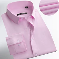 Розовая модальная ткань с карманами, версия с длинными рукавами.