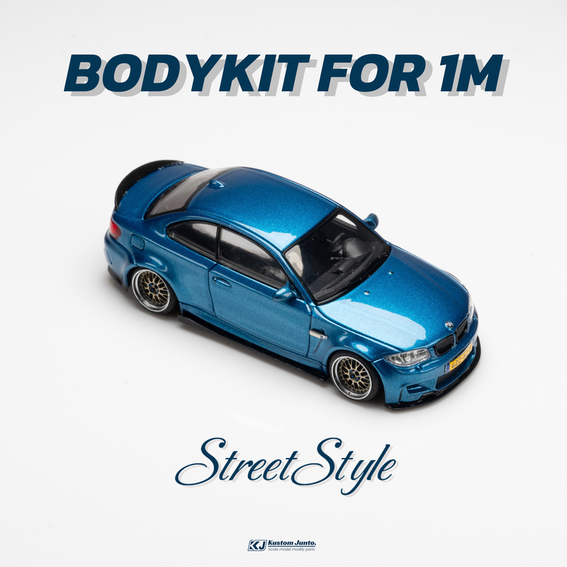 Kj Model Bmw E82 1m 1:64 Streetstyle Appearance Kit Is Suitable for Mortal E82