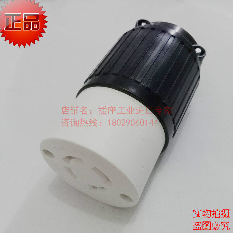 American 4 socket L15 -20 anti-rotation lockable socket 20A250V Taiwan longlight LKEW7422
