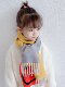 CalbouKimct children's scarf winter cashmere boys and girls autumn and winter scarf new cute baby scarf