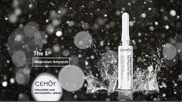 Cemoy Australia ampoules hyaluronic acid dung dịch tinh chất dưỡng ẩm làm se khít lỗ chân lông 5ml * 2 ống nhỏ