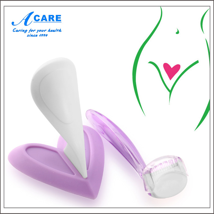 Private shave hair knife pubic hair Men and women scratching legs Armpits remove full body trimmings Manual removable replacement head portable