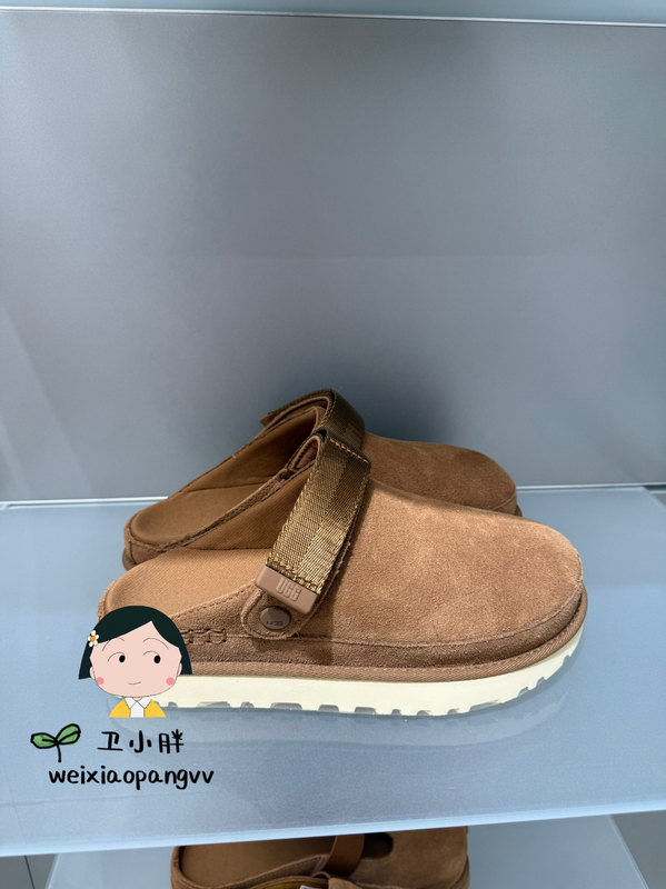 Ugg 26 Spring/Summer Domestic Store Direct Shipment Baotou Velcro Gold Star Croger Slippers 1138252-1299