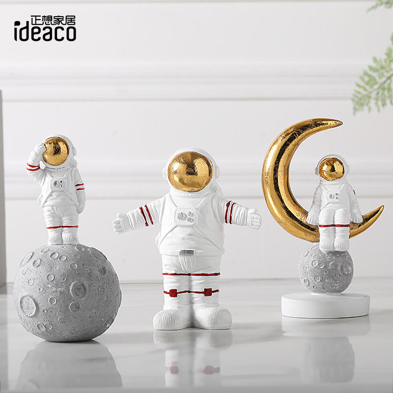 ins Nordic Wandering Earth Astronauts Astronaut Model Desktop Swing home Living room Wine Cabinet Decorations