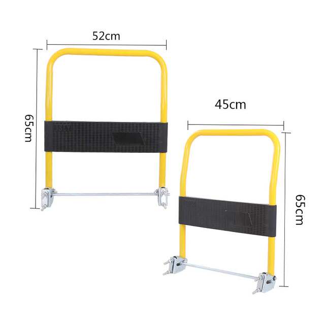 Folding handle handle armrest thickened handle handle flatbed truck mop plastic push trailer handle trolley rod accessories