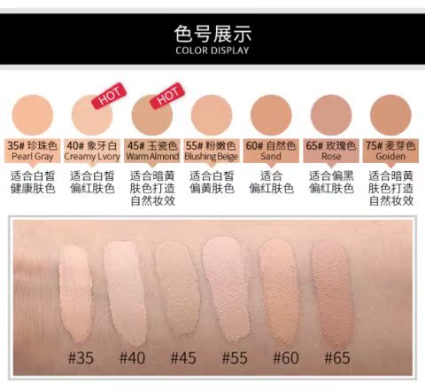Honey Silk Buddha Smoothing Powder Watery Touch Foundation Cream Ointment Che giấu dưỡng ẩm Kiểm soát dầu trang điểm Lasting Makeup Powder - Bột nén phấn phủ lameila