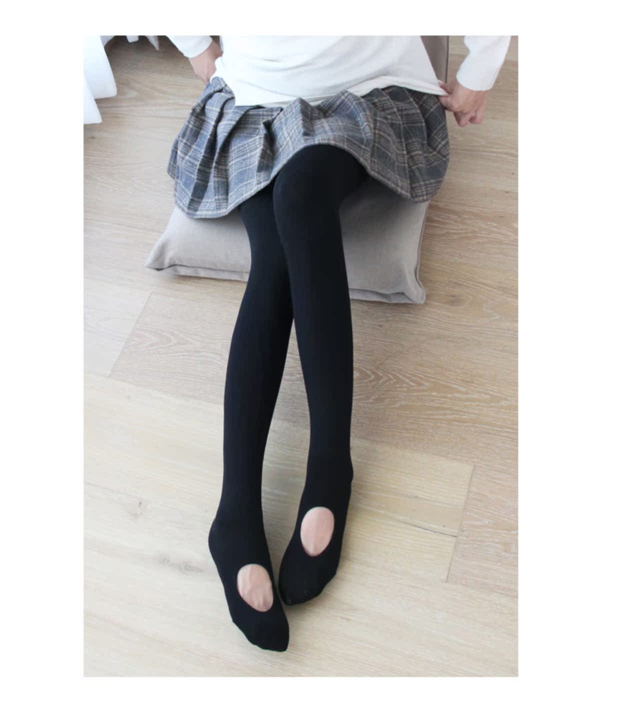 Miễn phí và nhung lười chân nhẹ quần legging chống móc quần tất nữ mùa thu và mùa đông tất da màu áp lực micropipe vớ tất chân