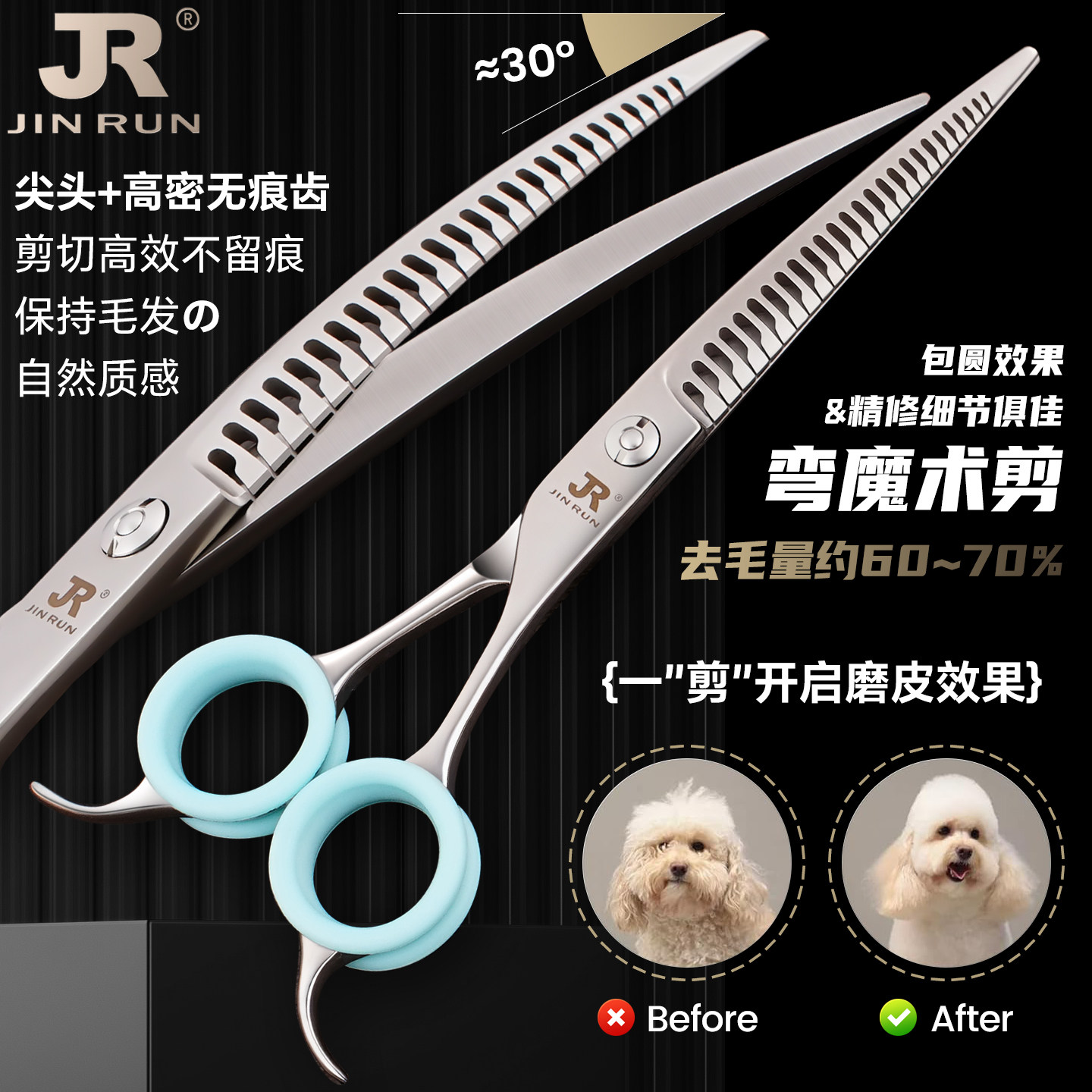 What Are Reverse Scissors Tools Jinrun jr pet curved magic scissors: the ultimate pet grooming tool ...