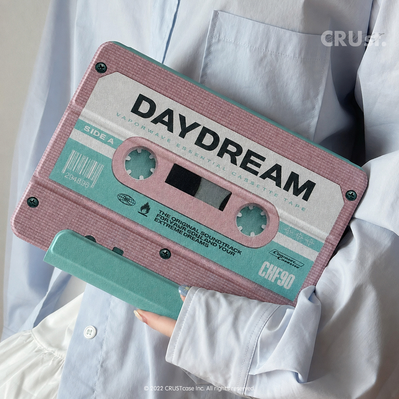 Creative Daydream Retro Tape Compatible with Apple iPad Magnetic Protective Case Pro11 Air4/5/6/7/8 Tablet Case Mini6 Artistic Tablet Protective Case with Clasp 10/11 Generation