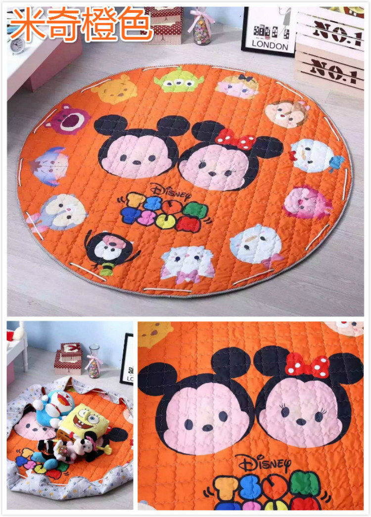 Развивающий коврик для ползания ins宝宝爬行垫加厚客厅卧室儿童游戏垫折叠地毯可收纳婴儿爬爬垫 OTHER