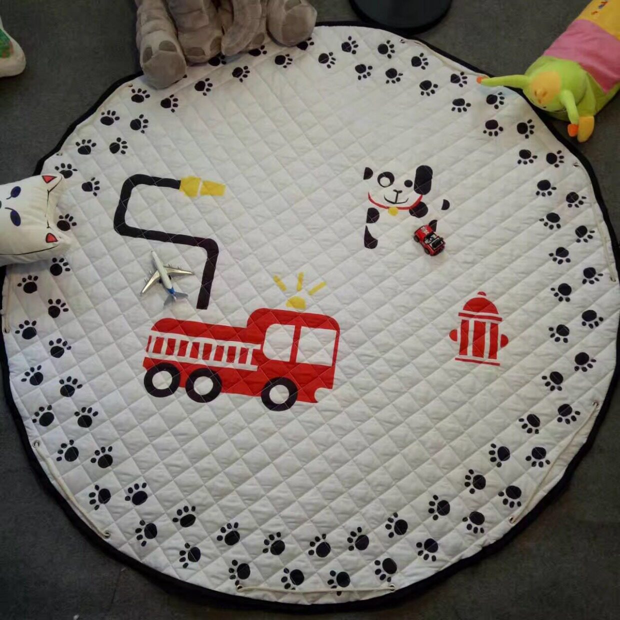 Развивающий коврик для ползания ins宝宝爬行垫加厚客厅卧室儿童游戏垫折叠地毯可收纳婴儿爬爬垫 OTHER