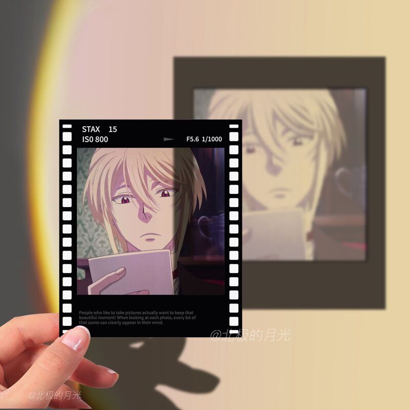 Moriarty the Patriot William Louis Albert Sherlock Polaroid Film Card Anime Projection