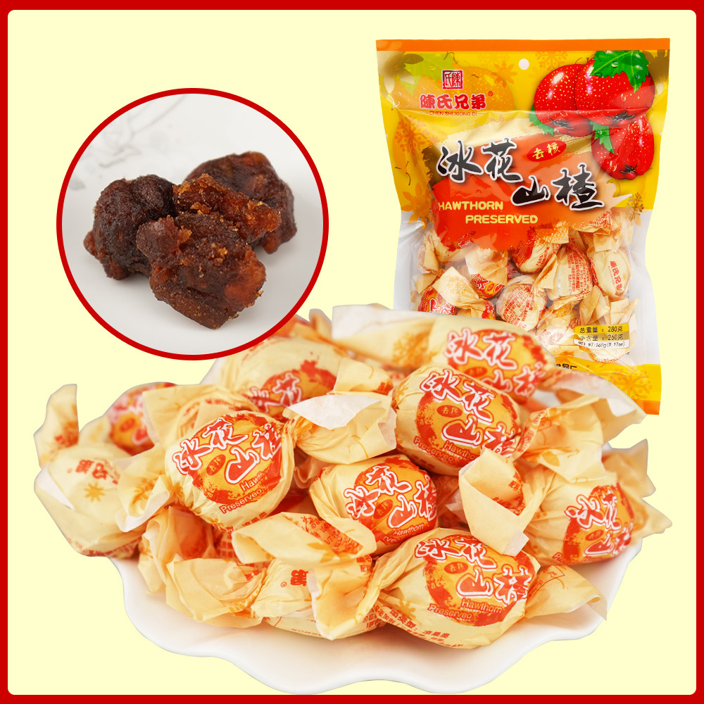 Xinhui Chen Brothers (Binghua Hawthorn) handmade traditional packaging cool fruit hawthorn dried hawthorn dried hawthorn dried fruit