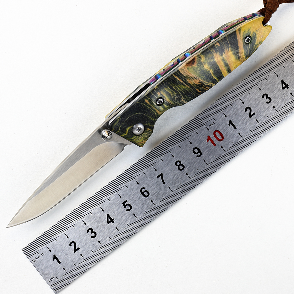 m390 pocket knife portable folding knife High hardness sharp outdoor survival portable special forces knife retired demolition express knife