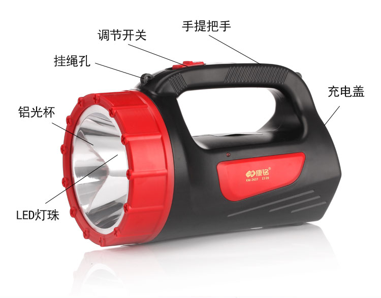 LED xách tay ánh sáng chói tầm xa siêu sáng đèn pin nhà khẩn cấp ngoài trời chiếu sáng săn bắn sạc đèn pin surefire