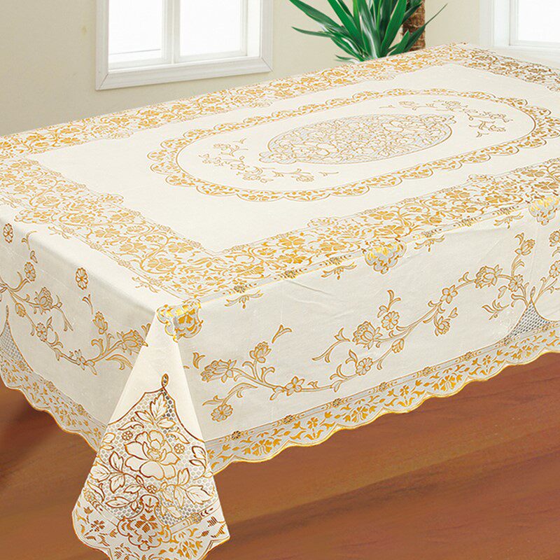 Tablecloth waterproof, oil-proof, wash-free and anti-scalding ins Nordic household pvc coffee table pad plastic tablecloth rectangular tablecloth