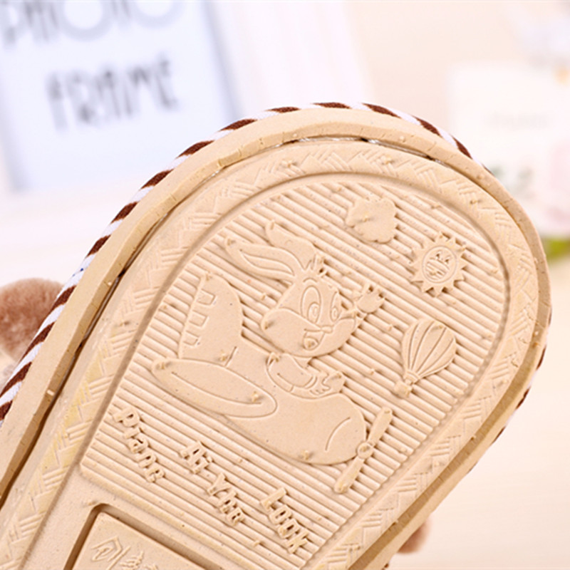 Chaussons enfants en suède pour hiver - semelle caoutchouc - Ref 1003755 Image 19