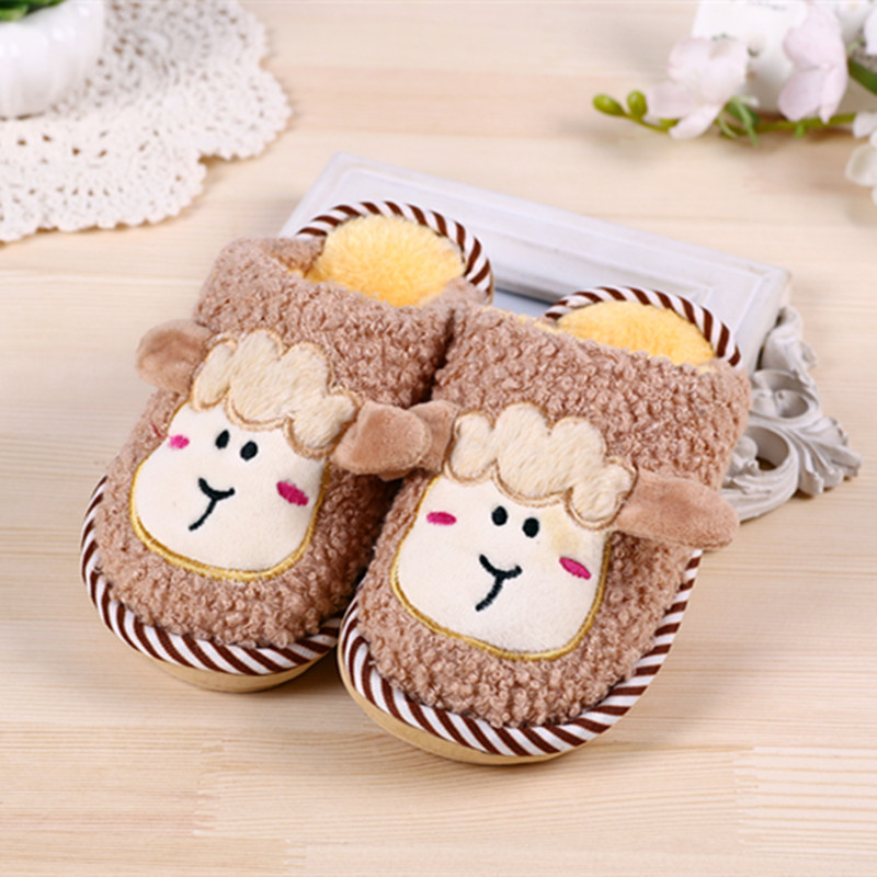 Chaussons enfants en suède pour hiver - semelle caoutchouc - Ref 1003755 Image 14