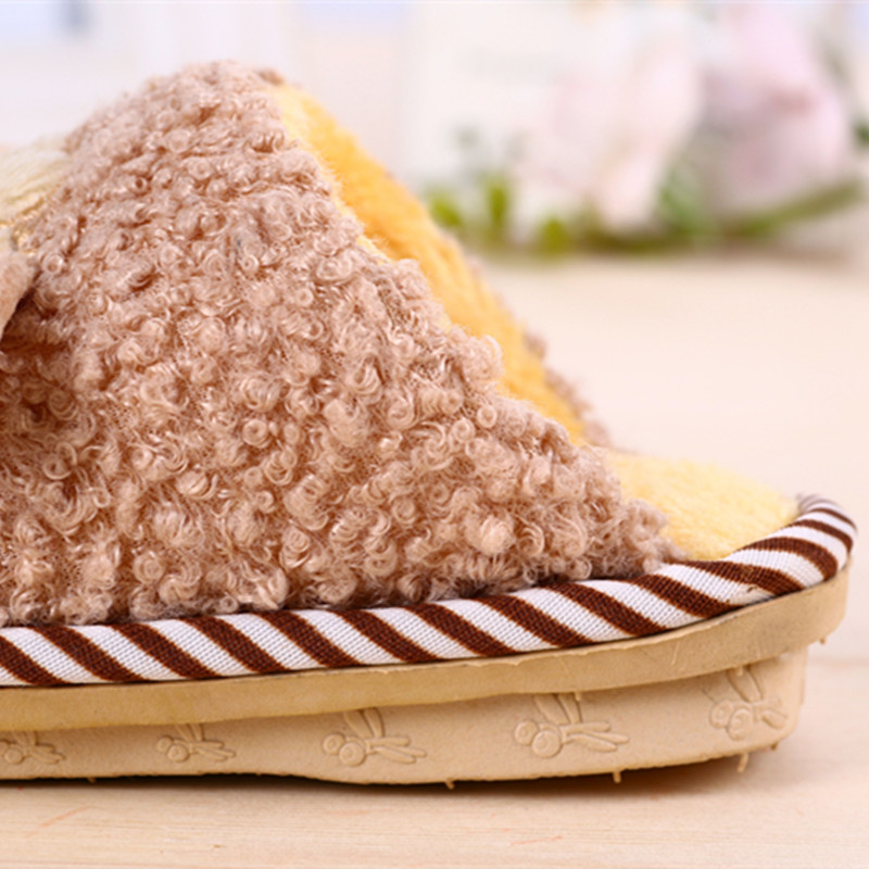 Chaussons enfants en suède pour hiver - semelle caoutchouc - Ref 1003755 Image 13