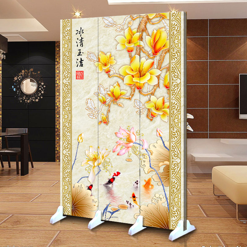 Màn hình vách ngăn hiên nhà phòng khách phòng tắm nhà vệ sinh cửa phòng ngủ dừng phòng ngủ gấp di chuyển đẩy và kéo - Màn hình / Cửa sổ bức bình phong