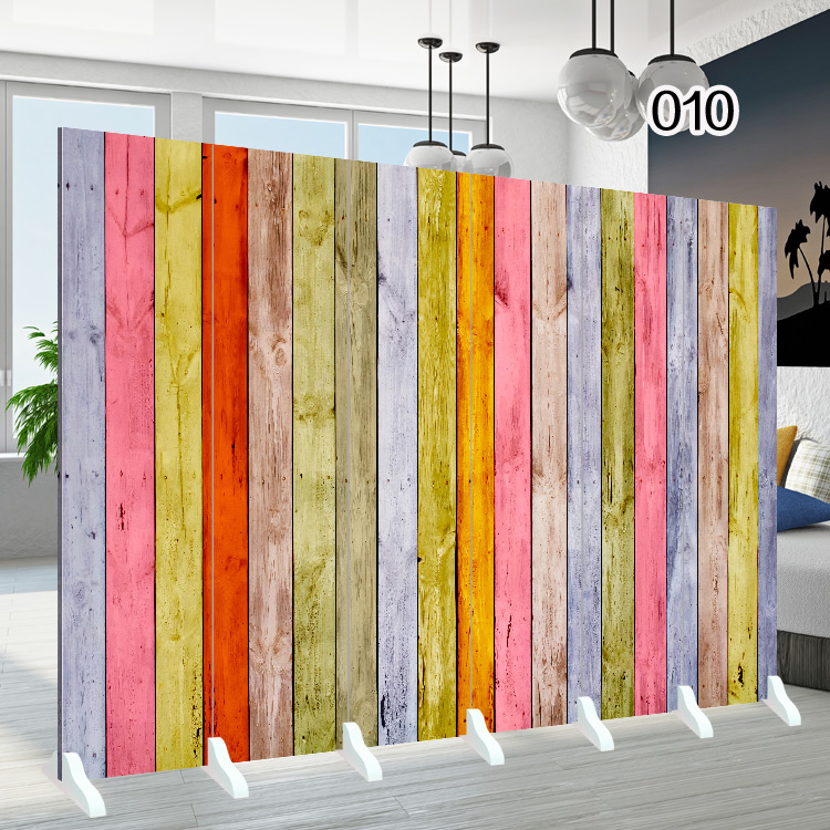 Màn hình phân vùng kiểu dáng đẹp tối giản hiện đại nhà hàng châu Âu phòng khách phòng ngủ nhà hàng khách sạn nhà hàng vải không thấm nước bảng gấp màn hình - Màn hình / Cửa sổ vách nhựa giả gỗ