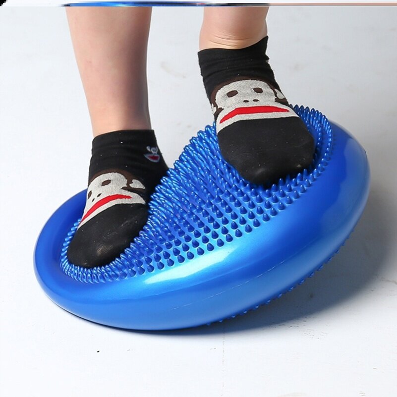 Core Strength Training Ankle Joint Exercise Rehabilitation Balance Soft Tread Cushion Ball Ankle Strength Trainer Material Mat