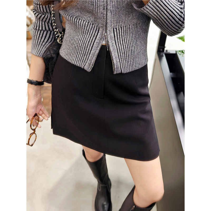 MEIYANG 超快適な履き心地のスカートパンツ 露出なし〜コアスパンヤーンハイウエストカジュアルショートスカート