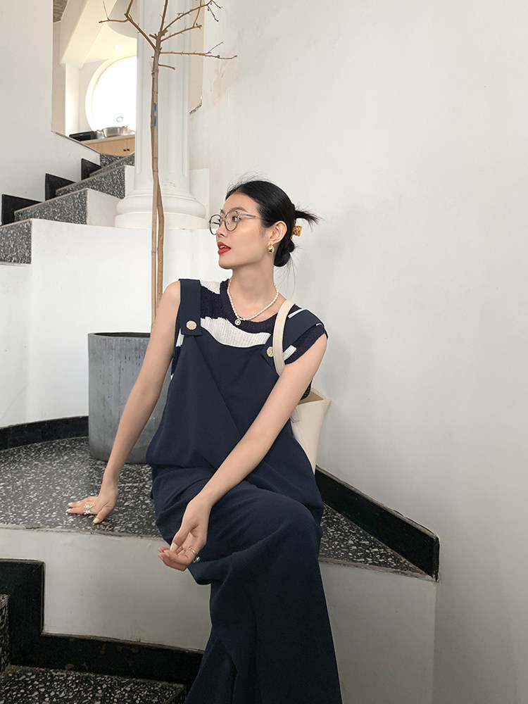 Боди/брюки 美洋meiyang【70系列清仓特卖捡漏】奥地利假日背带裤 阔腿连身裤