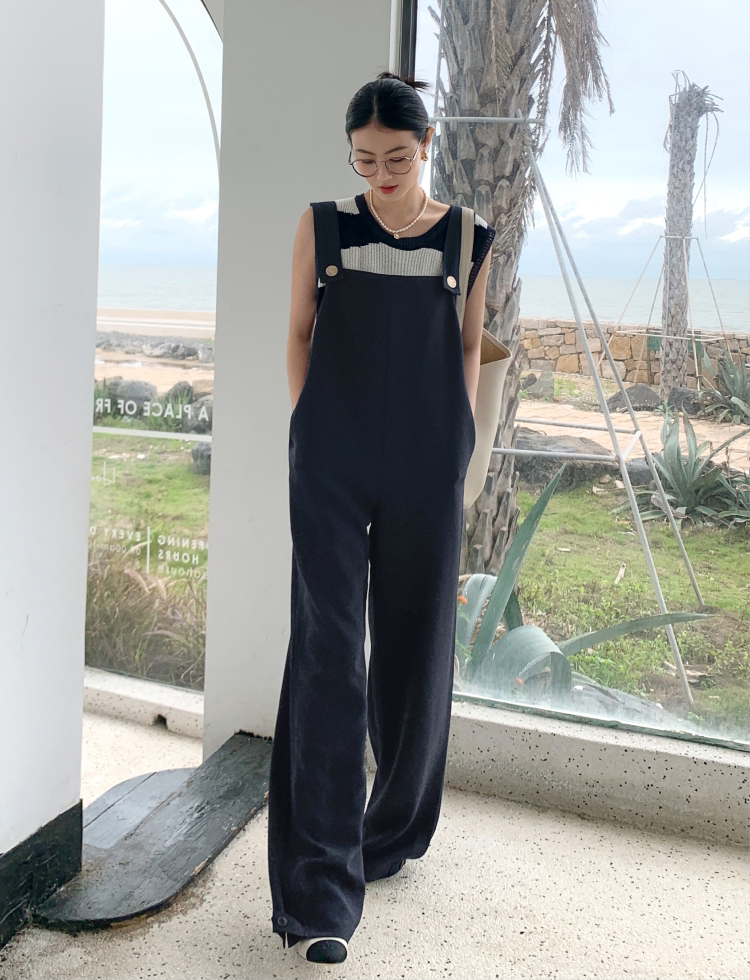Боди/брюки 美洋meiyang【70系列清仓特卖捡漏】奥地利假日背带裤 阔腿连身裤