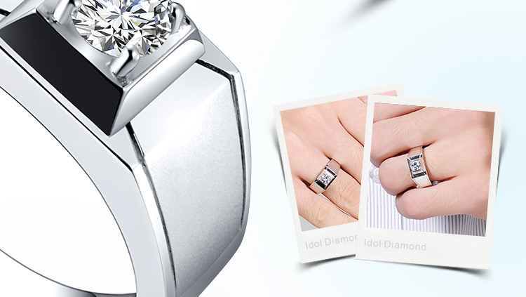 Bague mixte en Matiere mixte - Ref 3088318 Image 13